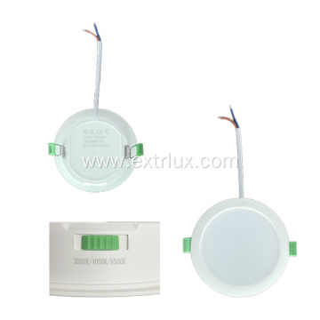 Led Plastic Side dial downlight dimmable 9W 3CCT